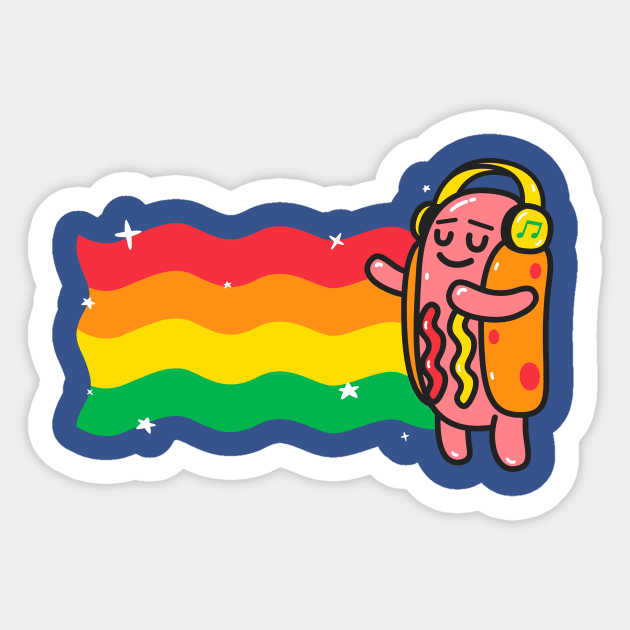 Nyan-Dog Sticker by krisren28